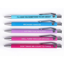 Milktoast Brands Adult Ballpoint Pens, Office Gag Gift (Parenting)