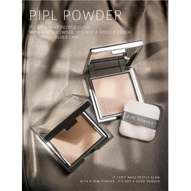 PIPL Bare Skin Pressed Powder, Powder Foundation, Compact, Increases Transparency, Waterproof, Long Lasting, Oil Absorption, Covers Pores, Dullness, Redness, Acne Marks, Puff Filled (02# Bright Skin