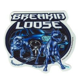 2003 ODM Pitbull / SUV Vending Machine Sticker - Breakin Loose
