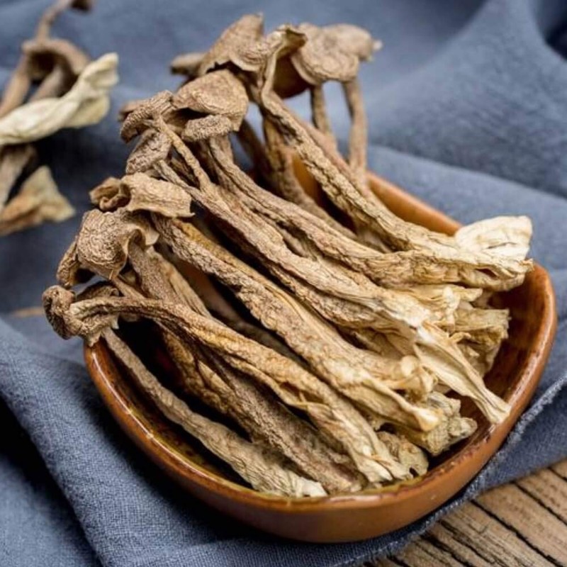 Premium Dried Velvet Mushrooms (8oz)