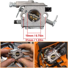 ZAMDOE Carburetor for Sthil 021 023 025 MS210 MS230 MS250 MS230C MS250C Chainsaw Parts, Replaces WT-286 1123-120-0605, with Air Filter Spark Plug Fuel Hose Cleaning Tools Kit