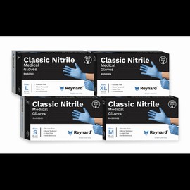 Reynard Health Buy Reynard Classic Nitrile Medical Gloves Blue L x 200 Online