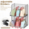 Sonyabecca Purse Organizer for Closet,2-Pack Adjustable&Stackable Purse Storage Organizer Dividers