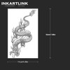 INKARTLINK Tattoo Tech, 2 Sheets Large Semi Permanent Tattoo, Adult