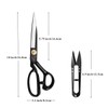 Left-Handed Fabric Scissors, 10 Inch Sewing Dressmaking Tailor's Shears adults