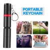 MODOAO Mini LED Keychain Flashlight, 2 Pack Pocket Size Torch