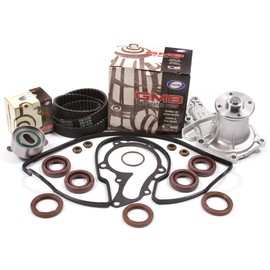 Domestic Gaskets DG-0664435434 Timing Belt GMB Water Pump Valve Cover Compatible With/Replacement For 93-97 Toyota Corolla Geo Prizm 1.6
