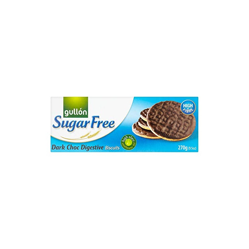 Gullon Sugar Free Choco Digestive Biscuits, 270g