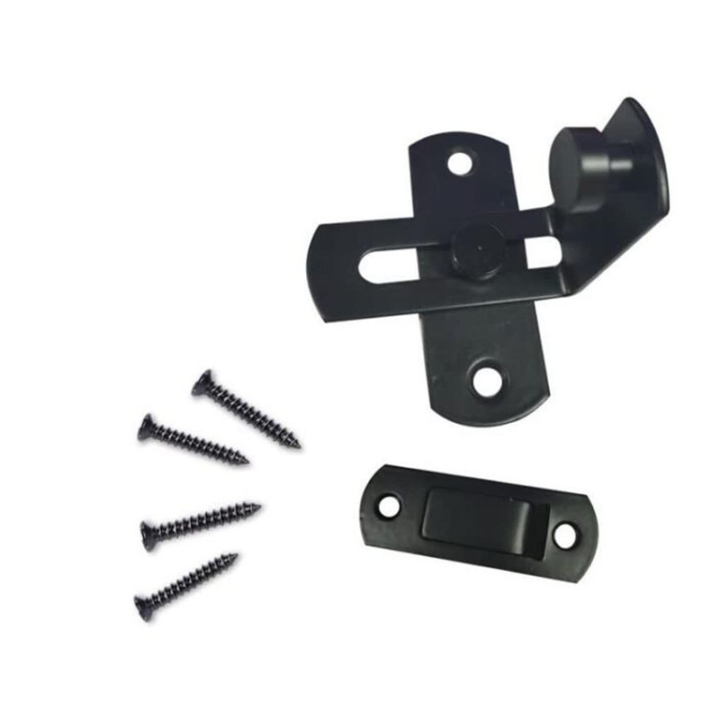 KAFENDA Barn Door Bathroom Lock Flip Pocket Door Lock Screen