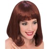 Peggy Wig Auburn Women's Brown Semi-Long Bob
