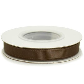 Grosgrain Ribbon, 10 Yards, 9mm Wide (Brown)