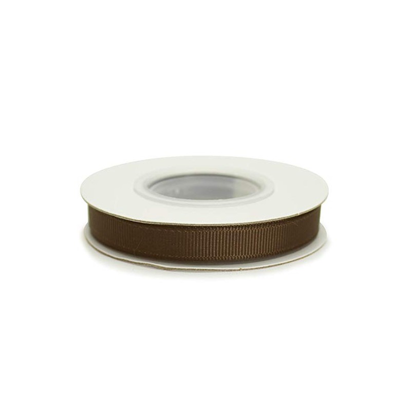 Grosgrain Ribbon, 10 Yards, 9mm Wide (Brown)