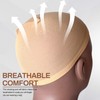 Smilco 20 Pcs Light Brown Wig Caps for Women, Ultra-Thin