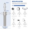 NEEWER 7.2ft/2.2m Stainless Steel Light Stand, Spring Cushioned Heavy Duty