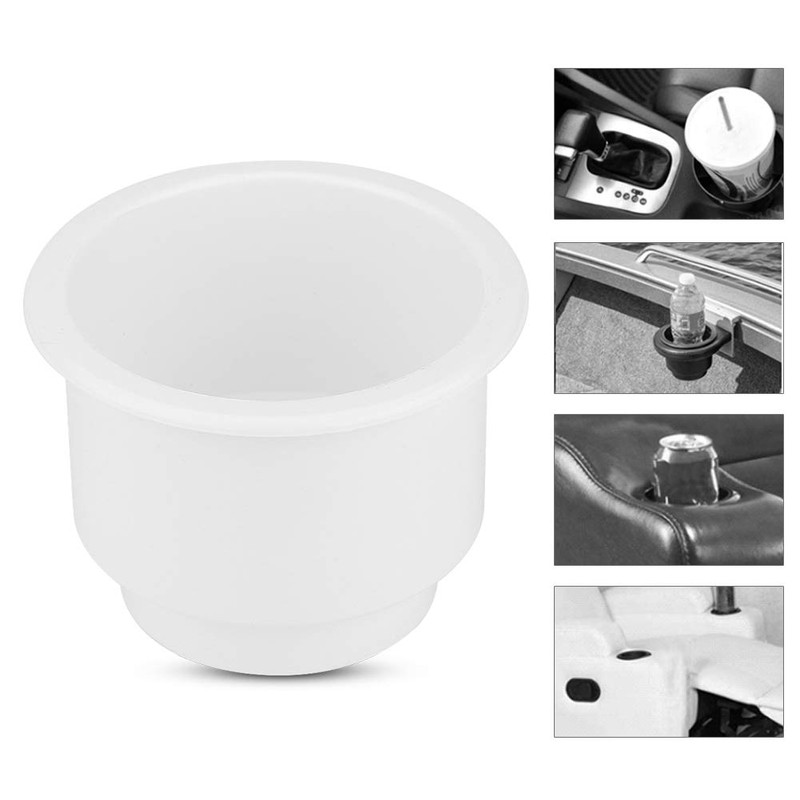 Boat Ring Cup Recessed Drink Holder Built-in Boat White Marine