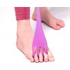 TradeWind トレーニングチューブ 足裏ストレッチ 足指 足裏アーチエクササイズ 足裏トレーニング 2本セット(紫)