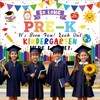 White Kindergarten Graduation Banner - Look Out Kindergarten Here I