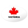 CafePress Victoria, British Columbia Oval Sticker Oval Car Bumper Sticker