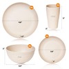 Wheat Straw Dinnerware Sets | Unbreakable Dinnerware Sets | Dishwasher