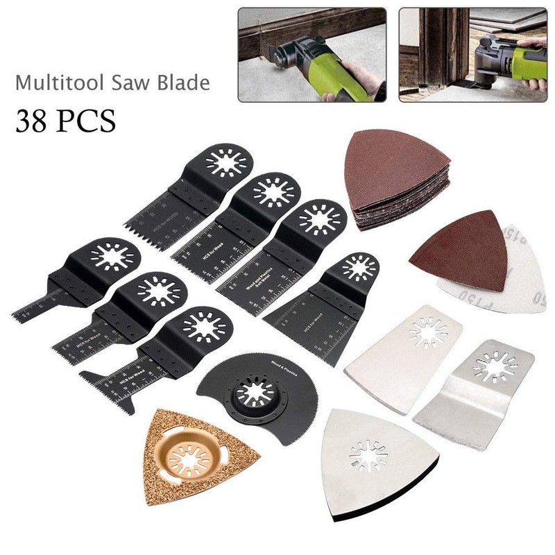 Oscillating Accessory Kit MASO 38-Piece Multi-Tool Accessory Kit Mix Oscillating
