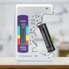 Battery Tester Universal Digital Voltage Checker for AA/AAA/C/D/9V/Button Cells &