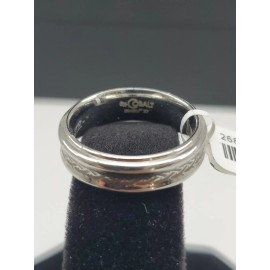 SCOTT KAY NEW Mens Scott Kay Ring Native 7mm Concave Cobalt Ring Braid Size 10 SK-C3106BC7