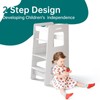 Kitchen Step Stool, WOOD CITY Toddler Kitchen Stool Helper with
