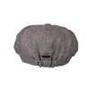 Heritage Traditions Wool Tweed Panel Peak Newsboy Cap Hat (Blue
