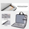 MOSISO 360 Protective Laptop Shoulder Bag, 15-15.6 inch Double Layer