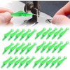 Automatic Needle Threader, 10Pcs Automatic Sewing Needle Threader, Fish Type