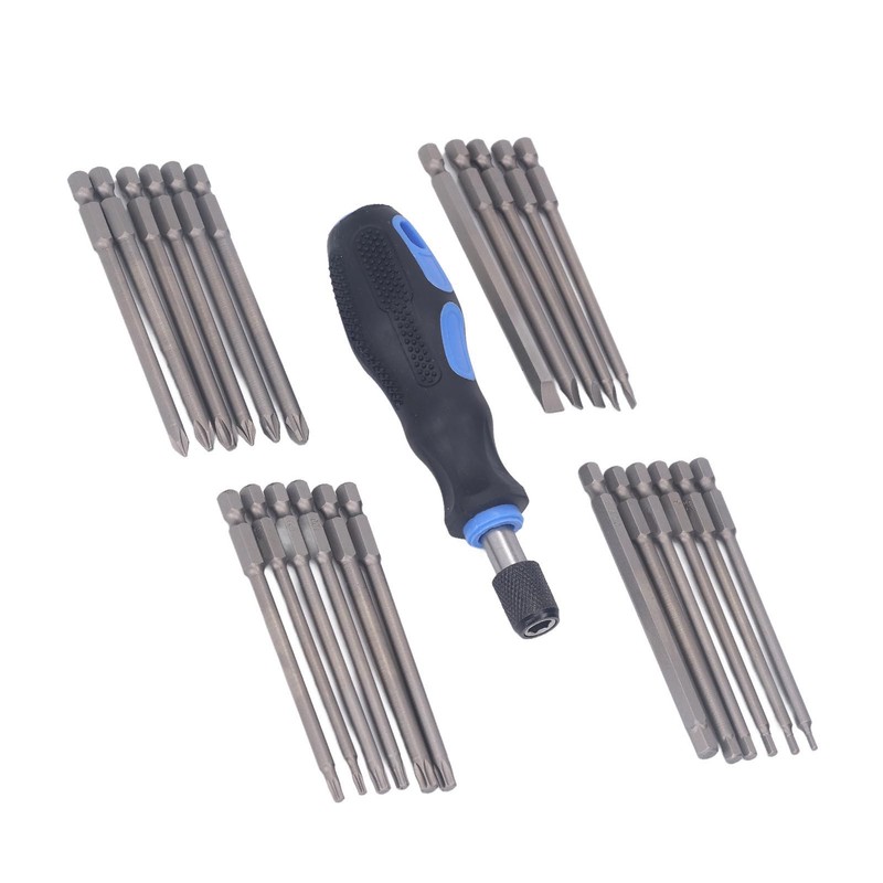 24Pcs Screwdriver Bit Set CR V Strong Magnetic Multifunctional Screwdriver