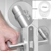 3pcs Door Stopper Transparent Silica Gel Door Handle Buffer Wall
