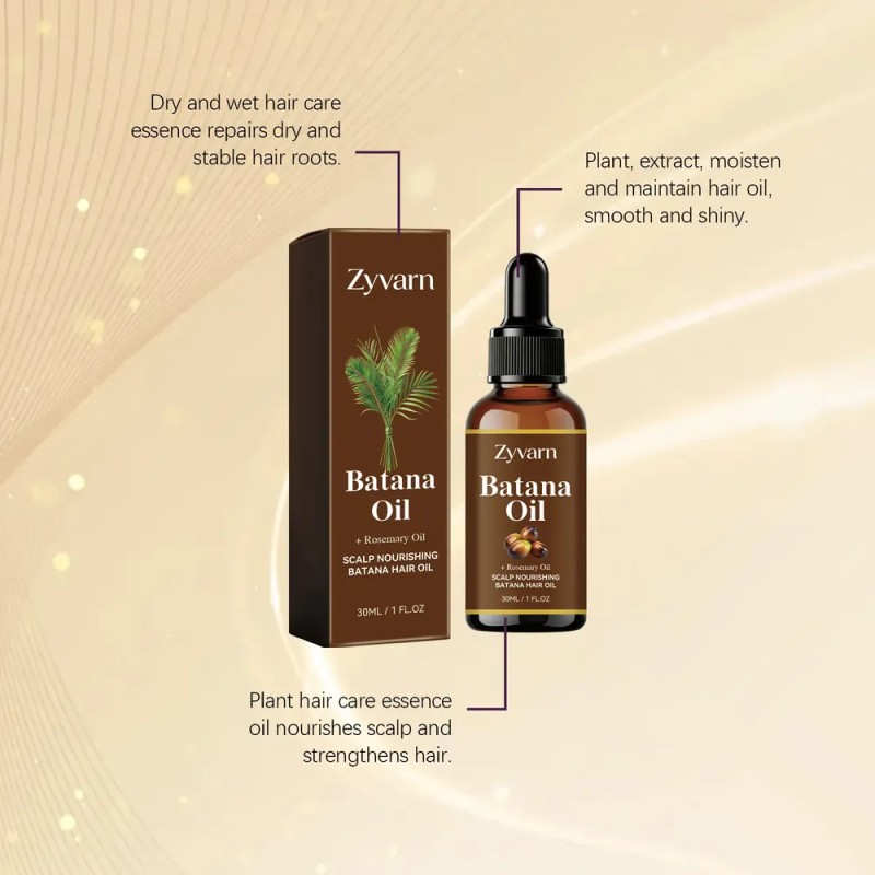 Aceite Batana Zyvarn Cuidado Diario Pelo Suave Ligero