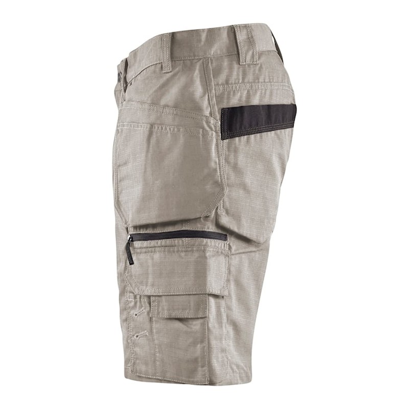 Blaklader Men's Ripstop Breathable Stretch Work Shorts with Utility Pockets,