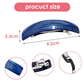 Barrettes Retro Hair Barrettes, XPOOP Hair Clips, Hair Clips Women, Hair Clips for Fine Hair, Hair Clips for Women, Hair Barrettes, Classic Automatic Hair Clip, Simple Spring Hair Clips, Hair Slides