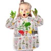 Wildflowers Kids Art Smock Waterproof Artist Painting Aprons Long Sleeve