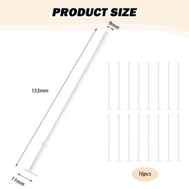 Disposable Vaginal Cream Applicators, Pack of 16 Disposable Vaginal Applicator Tubes, Syringe Lubricant Tube, Hygienic Thread Injector Applicators, Suitable for Most Suppositories