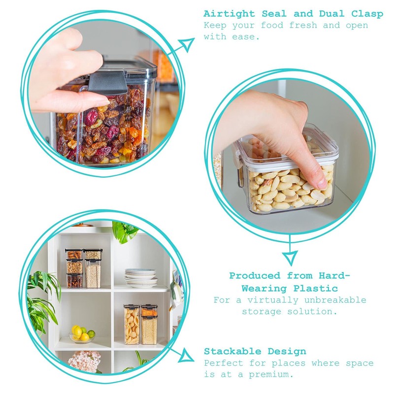 Argon Tableware Food Storage Container - 700ml - White -