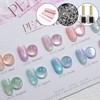 Diesel signature pearl veil 10 piece set magnetic glitter gel