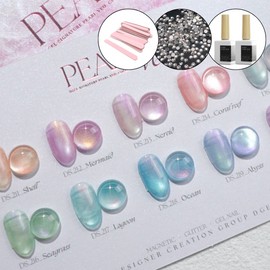 Diesel signature pearl veil 10 piece set magnetic glitter gel + 2 diesel top gels / 디젤 시그니처 펄베일 10종세트 자석 글리터젤+디젤탑젤2개