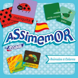 ASSiMEMOR Animales & Colores (Tiere & Farben): Das kinderleichte Spanisch-Gedächtnisspiel von ASSiMiL