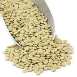 Organic Green Lentils, High in Fiber and Plant-Based Protein, Bulk, 25 lb