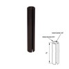 Gordon Glass Plastic Hinge Sleeve for Shower Doors with Continuous