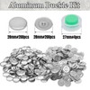 200 Sets Cover Button Kit with 4pcs 27mm Button Tools,