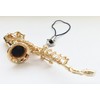 Sunrise Sound House Miniature Musical Instrument, Metal, Alto Saxophone, 2.4