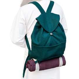 Burgschneider - Robin Backpack - Green (Standard, Unisex, Wool) Medieval Fantasy - Medieval Inspired Fantasy Costume