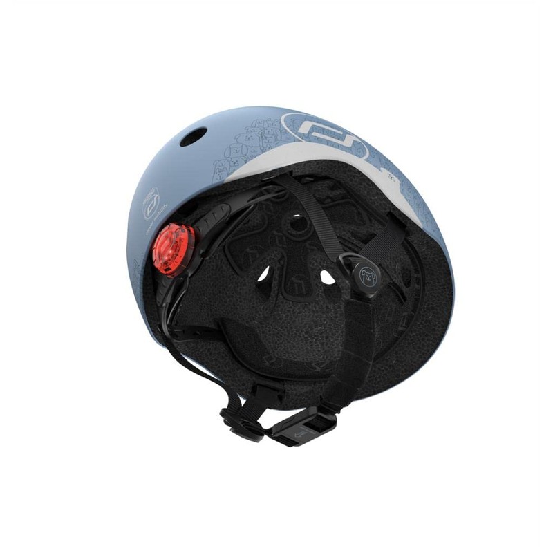 Scoot&Ride Unisex Youth Helmets XXS, Reflective Steel, S