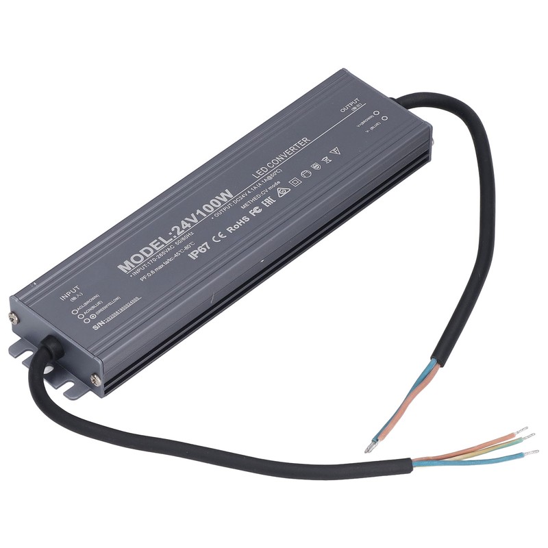 IP67 Waterproof Power Supply Copper Core Cable LED Driver Transformer