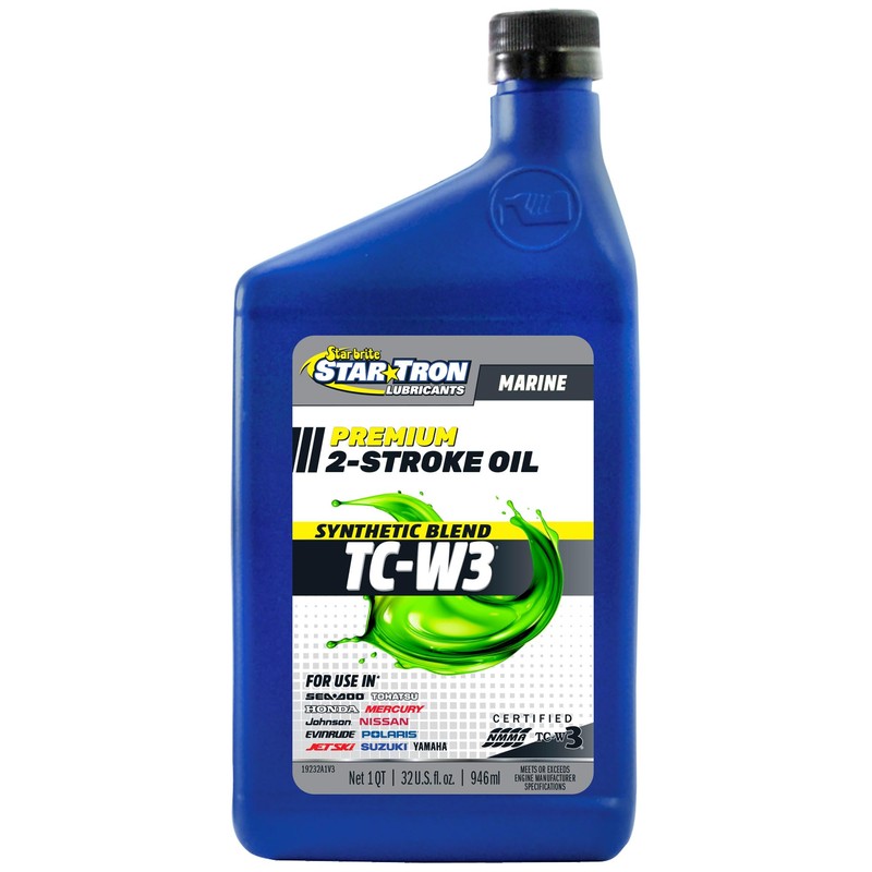 STAR BRITE Star Tron Premium+ 2-Cycle Synthetic Blend TC-W3 Engine