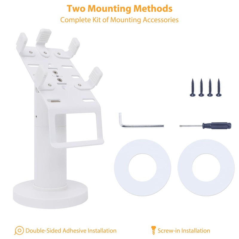 CRIZISTON Universal Square POS Machine Terminal Stand, Adjustable Square Credit